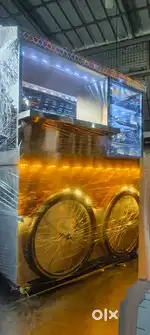 TEA CART VEHICLE COUNTER HOTEL ITEMS