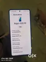 Samsung galaxy s20FE 5g 8gp ram 128gp memery only phone