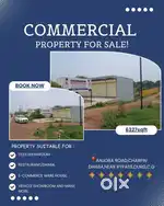Commercial plot for sale(anjora)main road with 100% finance facility.
