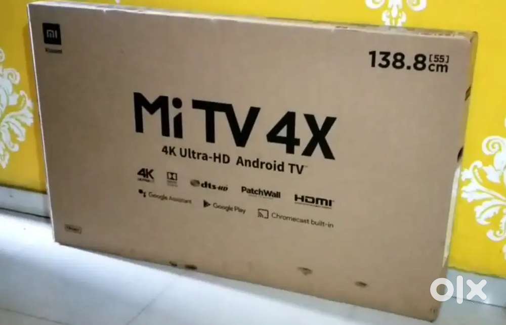 Mi 55Inch 4K Ulta Hd Smart Android Voice Control Led Tv Box Pack