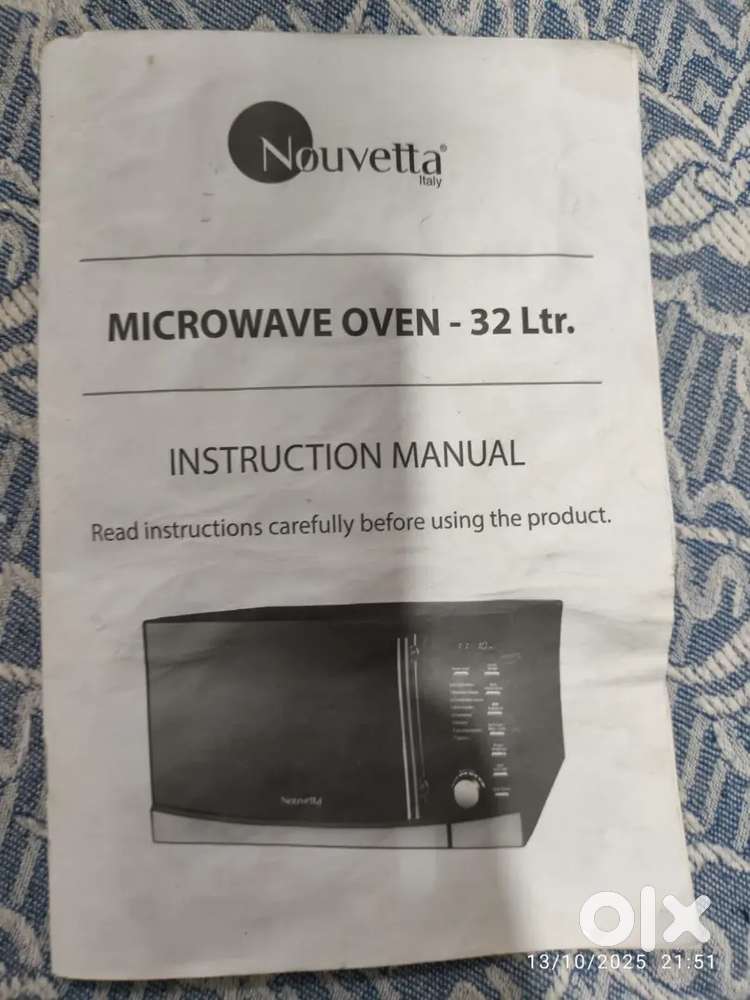 Nouvetta microwave oven 32 ltr