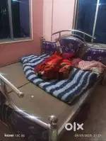 Wrot iron king size bed