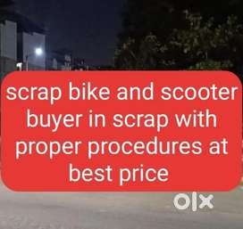 Old scrap two wheeler bike motorcycle buyer