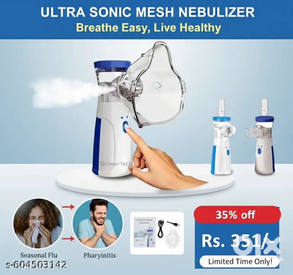 Brand New Ultra Sonic Mesh Nebulizer 35% OFF! Best for Asthma/Cough