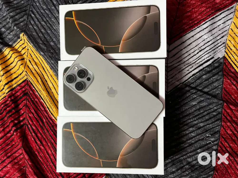 Brand new I phone 16 pro max grey colour with warranty