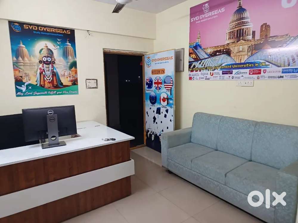 Fully furnished office space for sharing in low budget