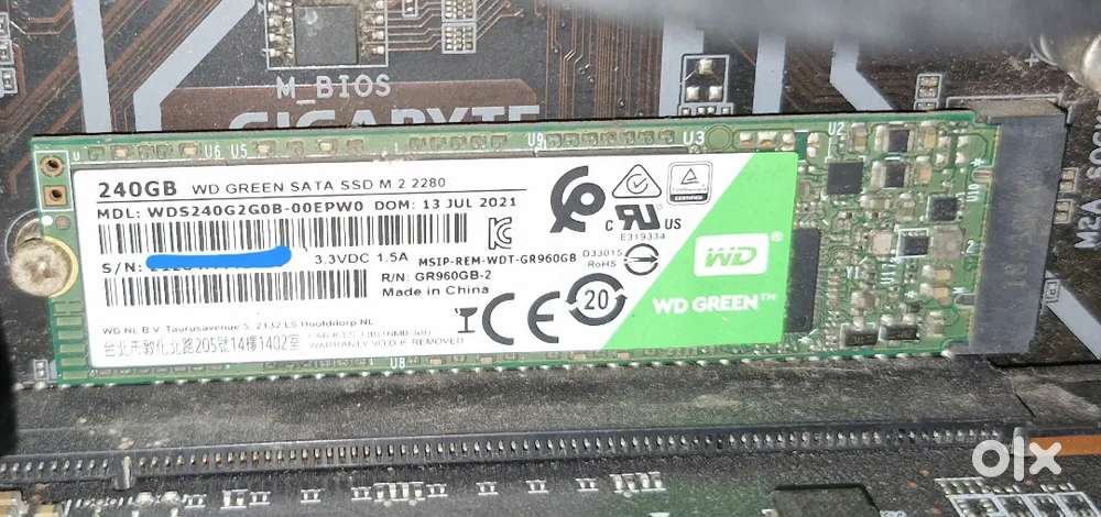 WD 240 gb m.2 ssd