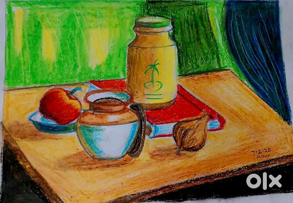 Painting of still life in