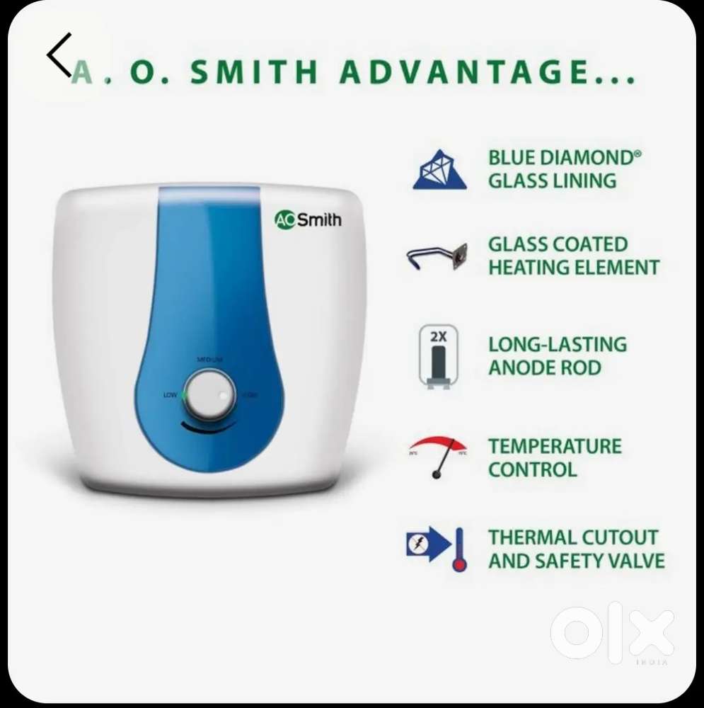 Three AO smith geysers in very good condition for sale