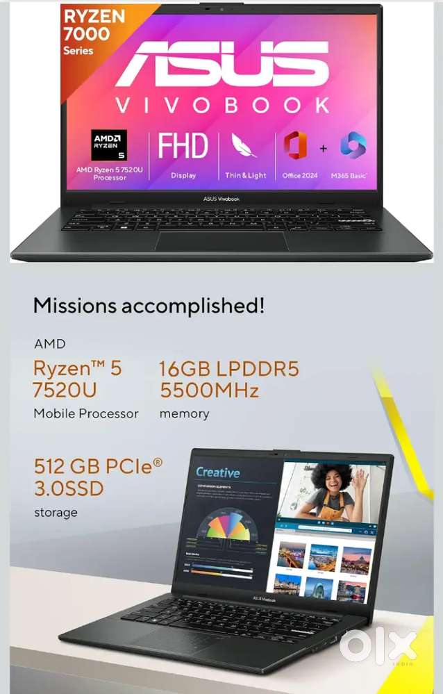 ASUS Vivobook Go 14 – Ryzen 5  16/512  Only 6 Months Old  Like New