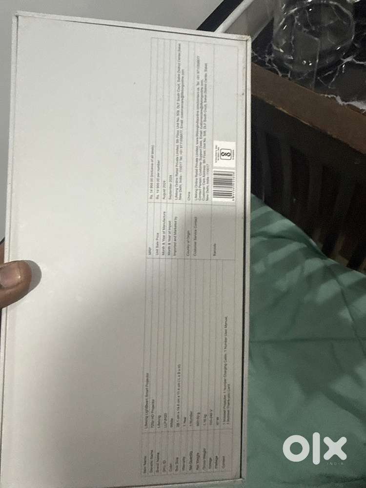 Life long projector with box only 3500