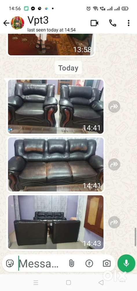 Five seated sofa