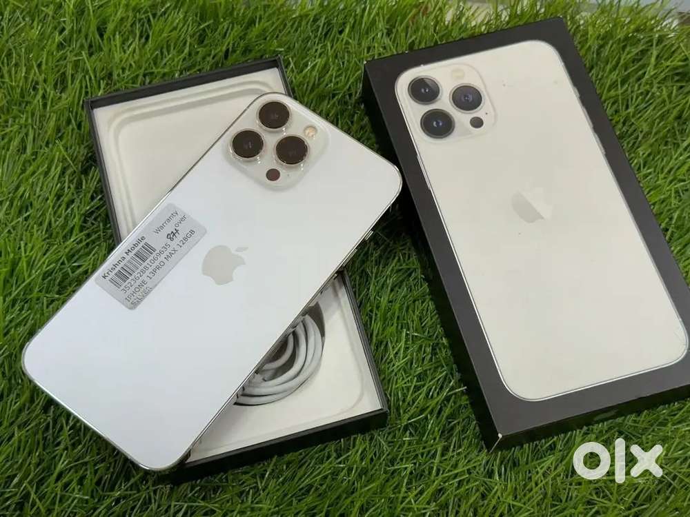Iphone 13 pro max white colour available 256gb one year old