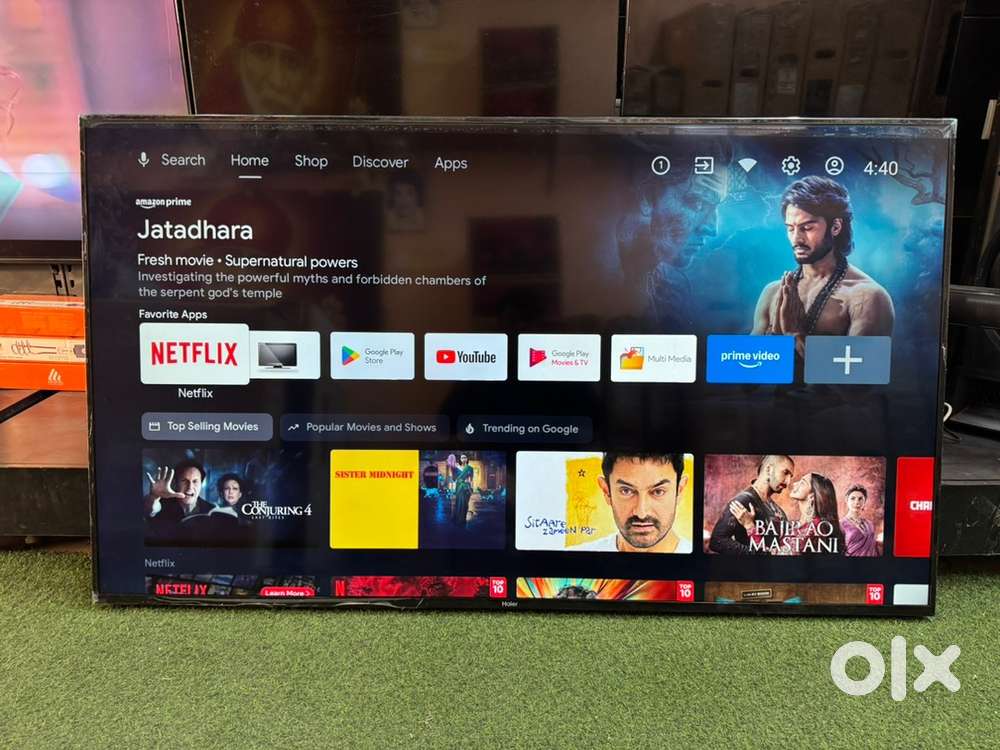 Haier 70inch android tv good condition demo used tv