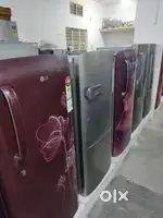 All types of single door fridge and washing machine available.