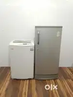 Lg 215 ltrs single door & Godrej 6kg top load with warranty ejs 8ajb