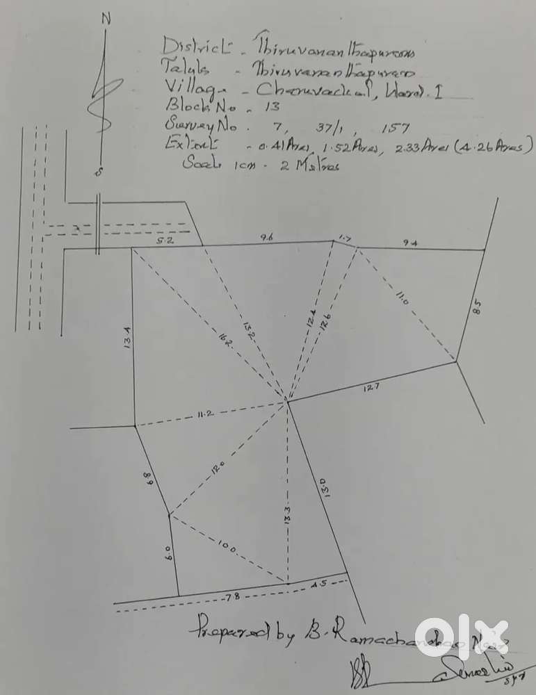 10.5 cents of residential plot near Medical college TVPM