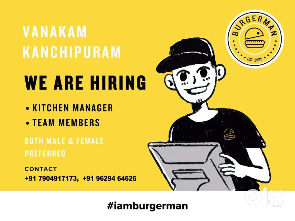 Kitchen Incharge and Team Members