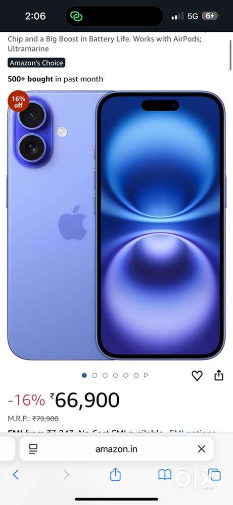 Iphone 16 non active 128gb urgent sell