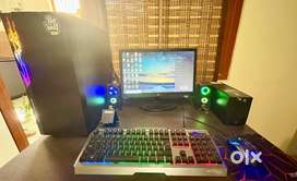 Complete PC setup with i3 processor & 500 GB SSD.