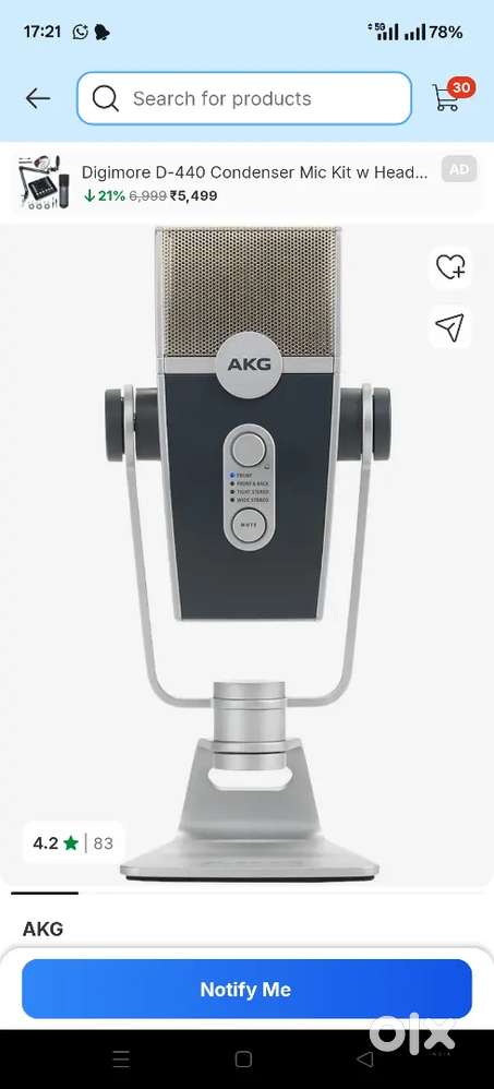 LYRA AKG MIKE