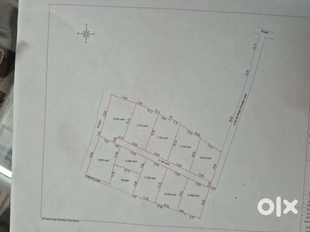 Plot for sale 80 cent ... starting 2.5 lakh