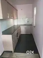 2 bhk floor with lobby area, modular kitchen and parking area