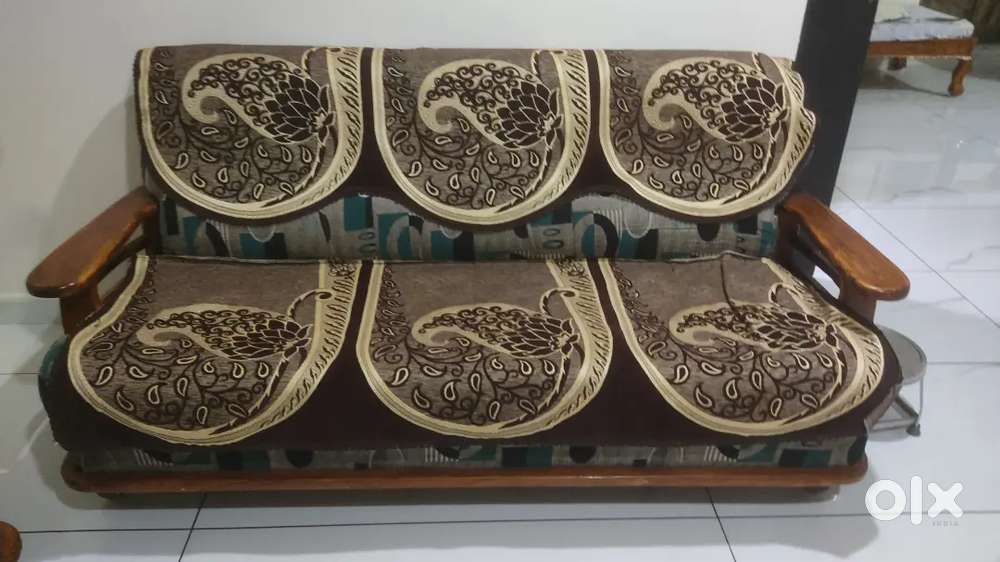 Sofa set of 3(Teakwood)