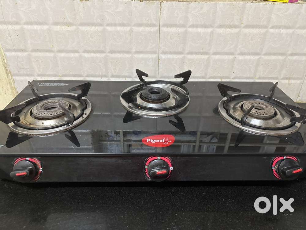 Gas stove with burner