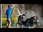 Bike wash &bike polish it's showroom work