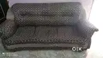 A 3 piece fabric sofa set in good condition for sale urgently