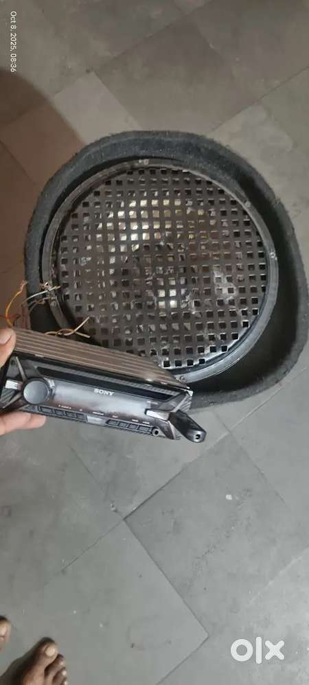 12 inch subwoofer & Sony car stereo look like a new brand