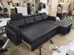 Double handle model L Shape sofa cumbed