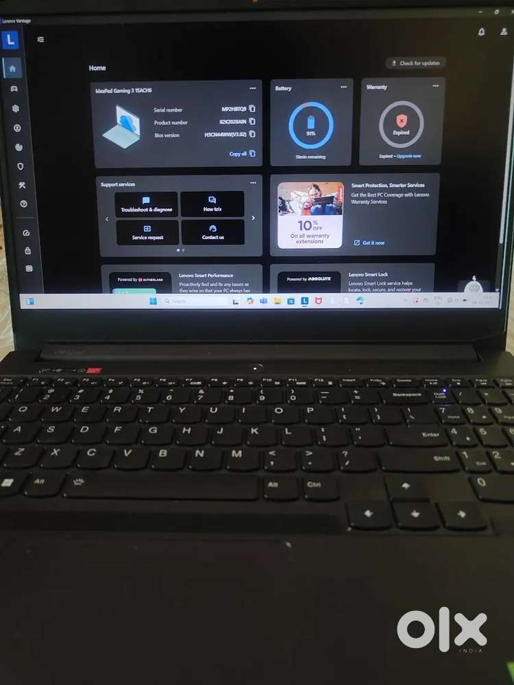 Lenovo IdeaPad Gaming 3 [ Ryzen 5  5500 H  8 GB 512 GB SSD ]