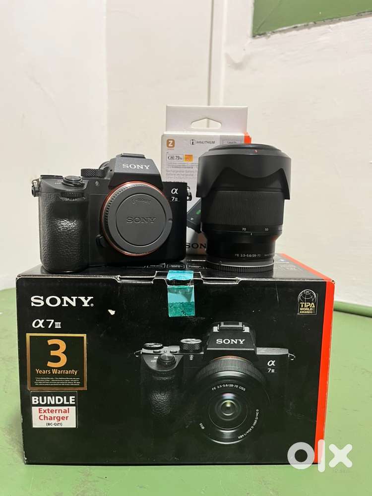 Sony A7M3 4k camera with 28-70mm lens