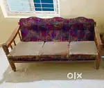 Strong Wooden Sofa 3+1+1 Set @Kuntlooru
