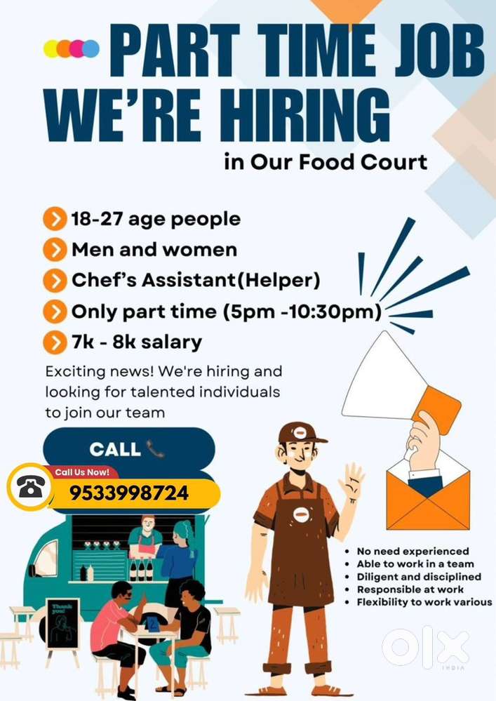 Need helper for fast food