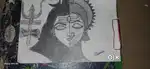 Shiv and Parvati drawing