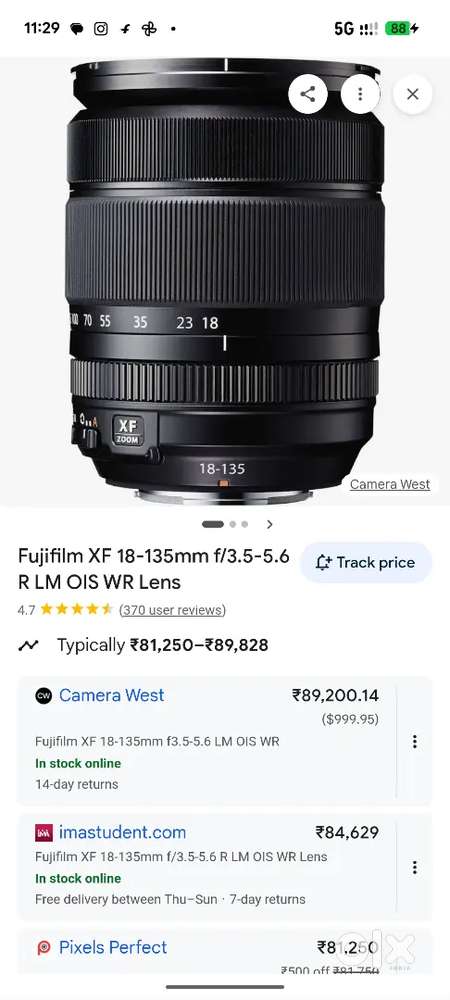 Fujifilm Lens for sale (negotiable)