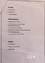 Need Urgent Job