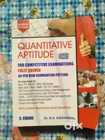 Quantitative aptitude books R S Agarwal