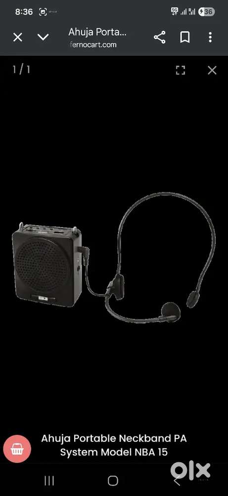 Coller mic with speaker for coaching