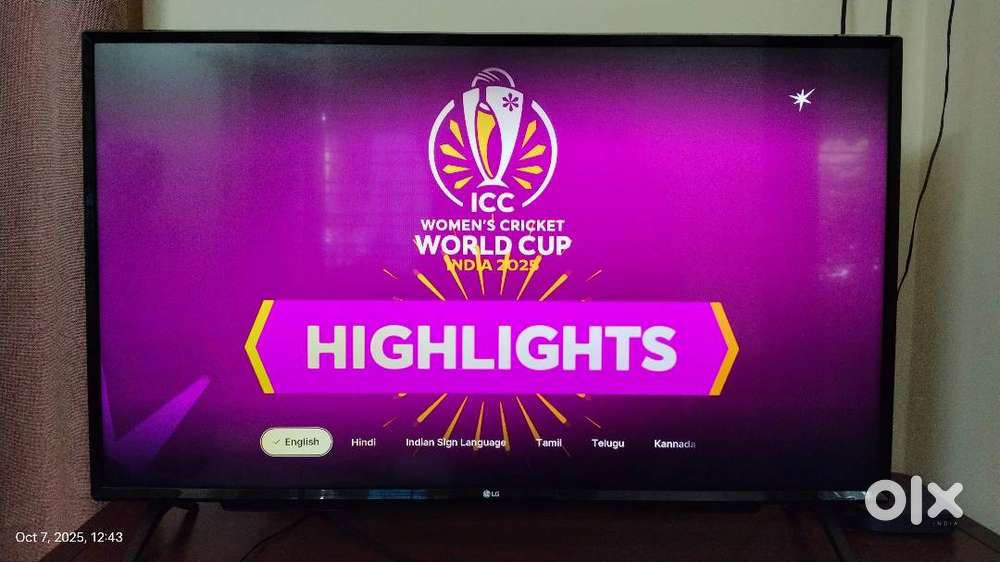 LG 43 inches 4K Ultra HD Smart LED TV