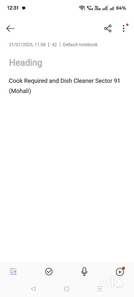 Cook plus Dish washer