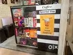 Display counter wooden