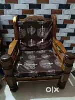Urgent 2 wooden Sofa Chair Sell
