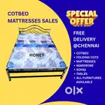 Steel Cot Bed Mattresses, Wardrobe, Sofas, Tables all sizes sale