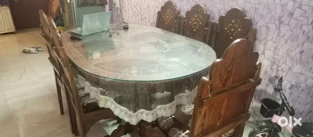 Jaipur Style 6 seater wooden Dining table