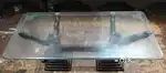 Maharaja Sofa set three years old with tuffen glass table