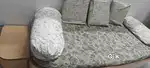 Half sofa kum bed